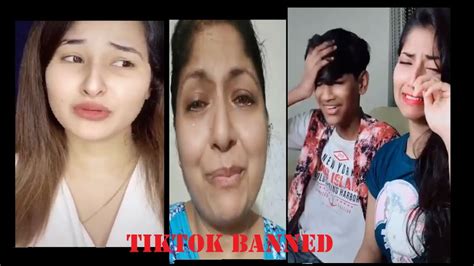 Tiktokers Crying Over Tiktok Ban In India Youtube