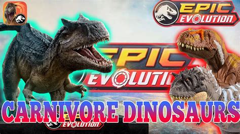 Jurassic World Play Epic Evolution Mattel Toys Scan Codes All Carnivore Dinosaurs Allosaurus