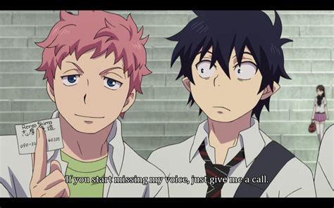 Rins Face Is All That Matters Here Ao No Exorcist Blue Exorcist Funny