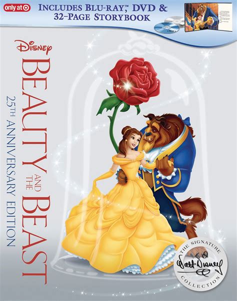 Beauty And The Beast 25th Anniversary Edition Blu Ray Dvd The