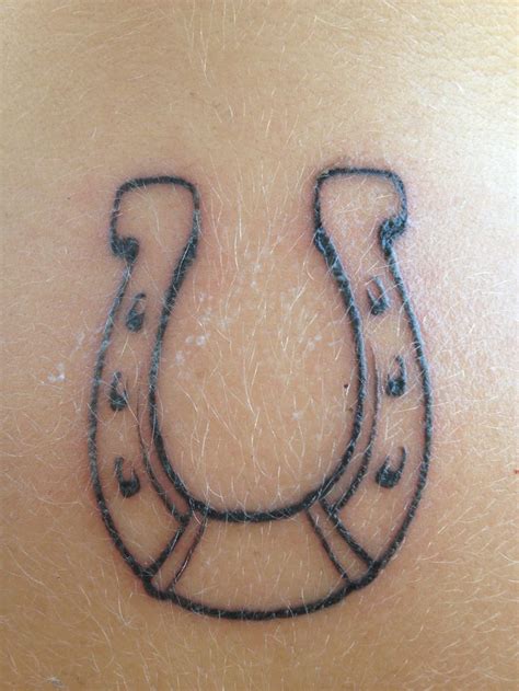 Horseshoe Tattoo Horse Tattoos Pinterest