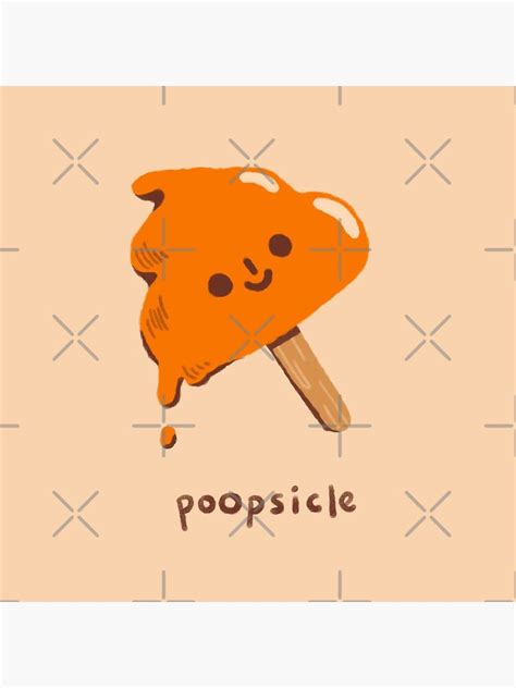 Poopsicle Art Print For Sale By Casandrang Redbubble