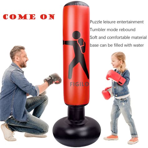 Inflatable Punching Bag For Kids 63inch Punching Bag Freestanding