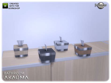 The Sims Resource Akaoma Bathroom Deco Kleenex