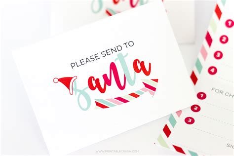 Free of charge santa letter & envelope printable. FREE Santa Letter Printable Envelope and Liners - Printable Crush