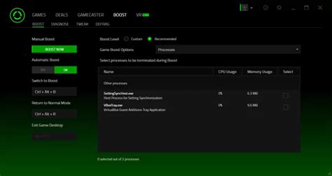 Razer Cortex Game Booster скачать на Windows бесплатно