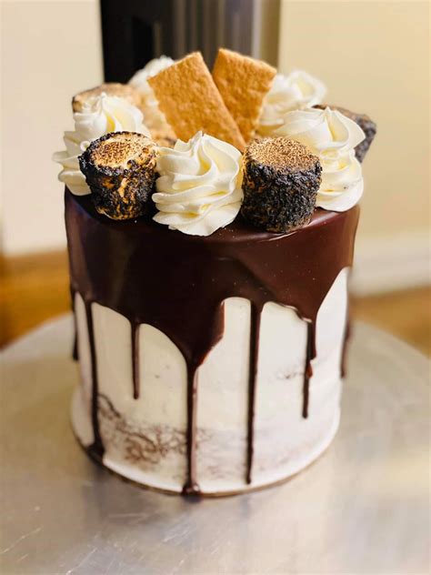 Online Smores Cake — No Thyme To Cook