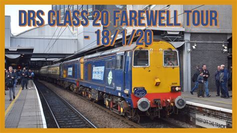 the drs class 20 farewell tour 18 1 20 youtube