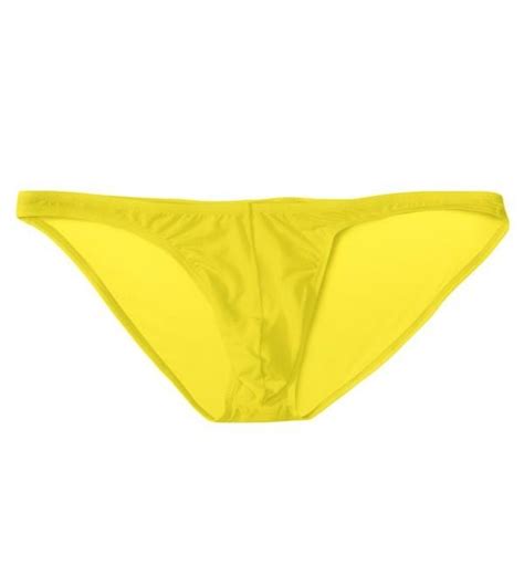 Mens Sexy Breathable Sheer Ice Silk Bikini Briefs Underwear Panties