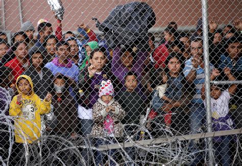 Migrants Detained Under El Paso Bridge Amid Surge Of Asylum Seekers
