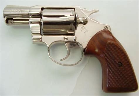 Colt Detective Special 38 Caliber Nickel Plated Revolver Pr2266