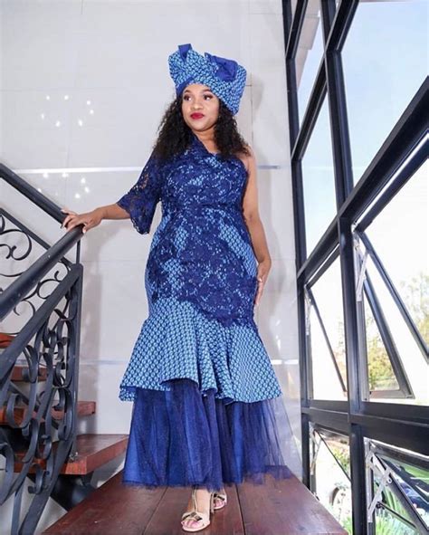13 Top Shweshwe Patterns When It Comes To African Wedding Shweshwe Dresses African