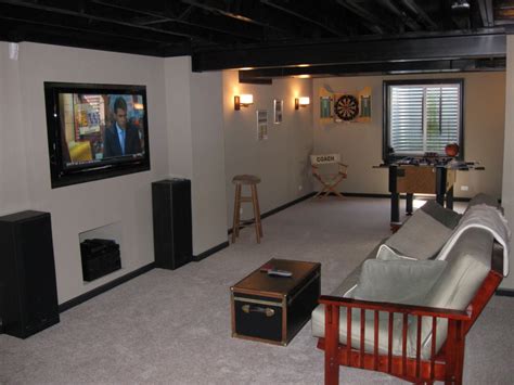 They employ building materials specially designed for basements to resist moisture. Finished Basement : Spotlats