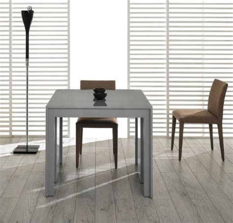 Browse a large selection of kitchen and dining room tables, including wood, metal, plastic and glass dining table ideas in round, oval and rectangular designs. Modrest Morph - Modern Ultra-Compact Extendable Grey Gloss ...