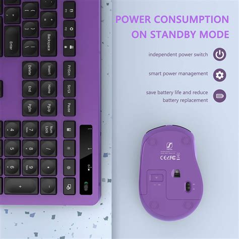 Wireless Keyboard And Mouse Combo Keyboard With Phone Holder Seenda