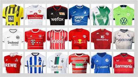 All The New Bundesliga Jerseys For The 202223 Season Bundesliga