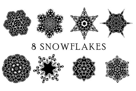 Snowflake Svg Silhouettes 16 Snowflake Svg 995089 Cut Files
