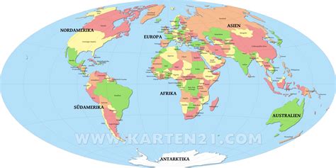 Weltkarte Großformat Karte