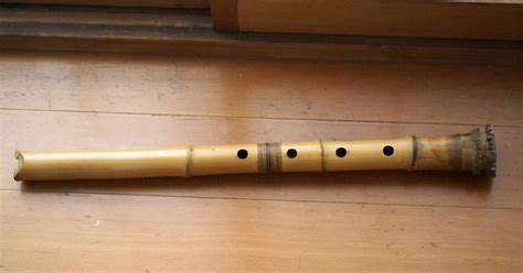 Etsy のvintage Japanese Bamboo Zen Flute Shakuhachi 1970s Excellent As