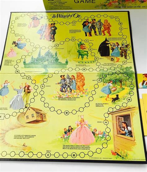 The Wizard Of Oz Board Game 1974 By Cadaco Vintage Complete 1858879819
