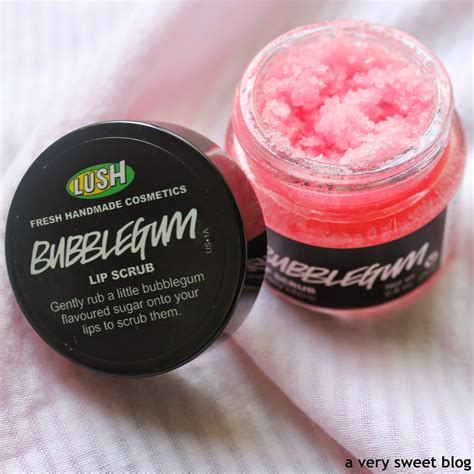 Lush Bubblegum Lip Scrub Product Review A Very Sweet Blog