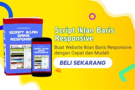 Ratakan - Script Iklan Baris Responsive