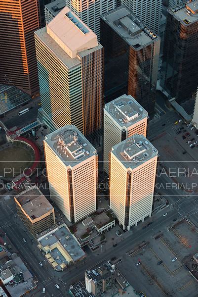 Aerial Photo Sun Life Plaza Calgary