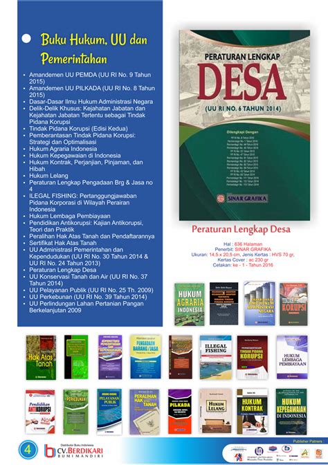 Katalog Dan Daftar Buku Perpustakaan Desa Tahun 2017 Dan 2018
