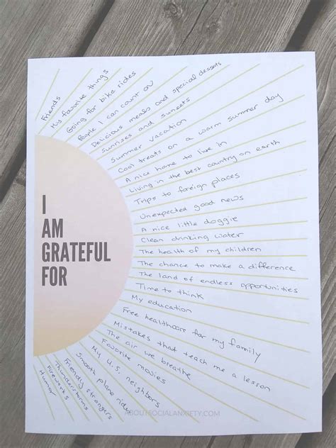 Gratitude Worksheet How To Use A Sunburst Gratitude Worksheet