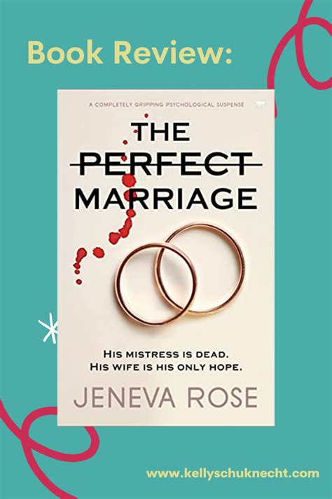 book review the perfect marriage by jeneva rose book blogger author marketing marriage books