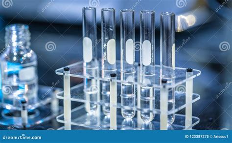 Test Tubes In Experiment Laboratory Stock Image Image Of Research
