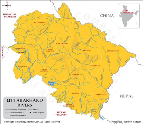 Uttarakhand District Map Uttarakhand Political Map Im