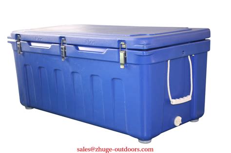 120 Liter Premium Blue Plastic Cooler Box For Fishing