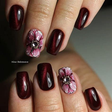 45 Newest Burgundy Nails Designs You Should Definitely Try In 2020