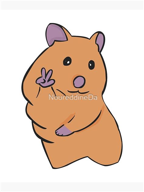 Funny Peace Hamster Meme Sticker Hamster Meme Sticker Scared