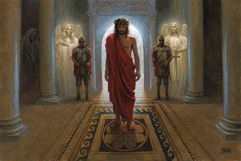 After some preliminary questioning, the spokesman for the sanhedrin (about fifty members being present) directed josiah to tell them what had happened to him. I AM COMING SOON! : The KING Of kings JESUS Stands Trial ...