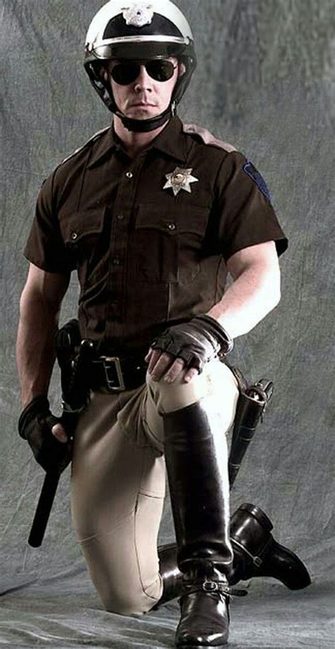 Motorcycle Cop Uniforme Homme