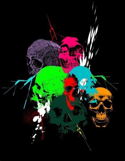 Skulls Via Rocknrox Skull Artwork Skull Art Skull Wallpaper