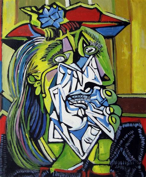 Rep Pablo Picasso 36x48 In Oil Painting Canvas Art Wall Decor Modern18d