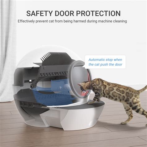 ELS PET Self Cleaning Cat Litter Box, No Scooping Automatic Litter Box