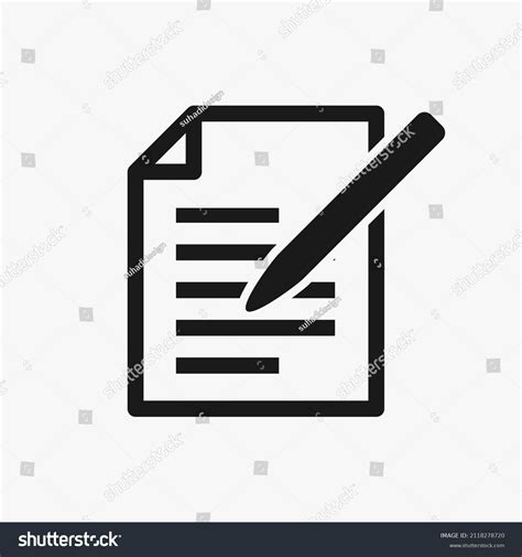 Notebook Paper Notepad Icon Vector Silhouette Stock Vector Royalty