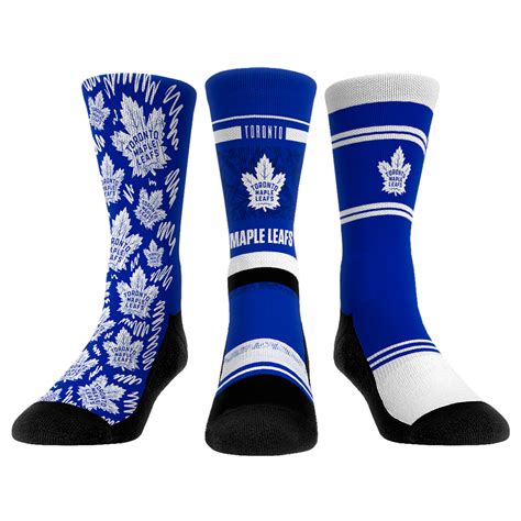 Toronto Maple Leafs Socks 3 Pack Nhl Socks Rock Em Socks