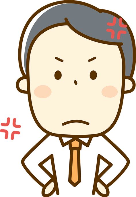 James Businessman Is Angry Clipart Free Download Transparent Png