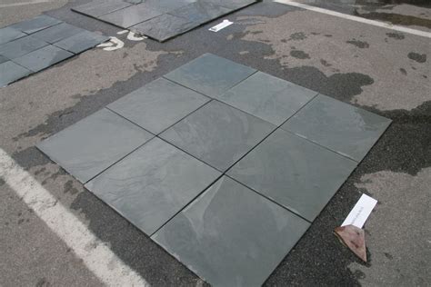 Cabot Slate Tile Montauk Blue Natural Cleft 16x16