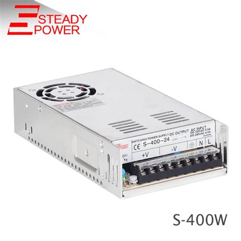 Hot Sale 110 Vac 220 Vac To 24 Vdc Regulated 400w Industrial Switching