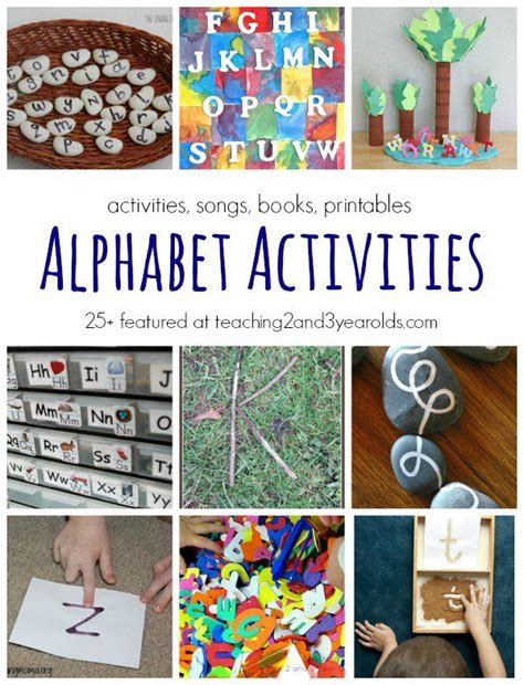 27 Awesome Ways To Teach The Alphabet Preschool Activities Literacy