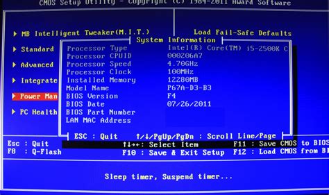 Attempting to install the original bios didn't work. Check the BIOS version of a Gigabyte motherboard