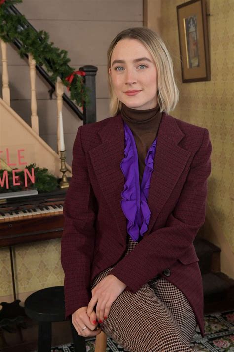 Saoirse Ronan Little Women Photocall At The Louisa May Alcotts House