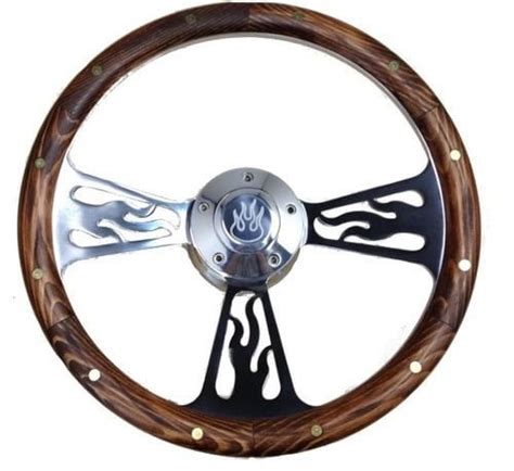 Chevy Pick Up Truck 1970 73 Wood And Billet Steering Wheel And Adapter