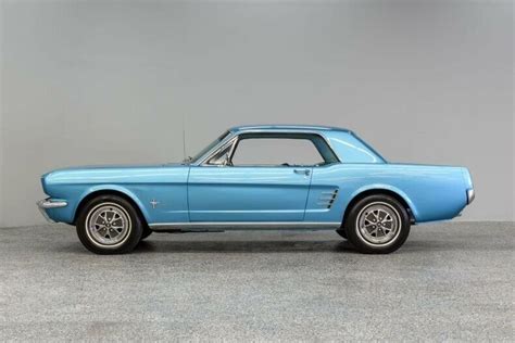 1966 Ford Mustang 53939 Miles Blue Coupe 200ci 3 Spd Auto For Sale